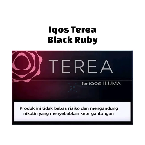 IQOS TEREA Black Ruby Indonesia UAE IQOS TEREA Black Ruby Indonesia Heated Tobacco Sticks for IQOS ILUMA UAE