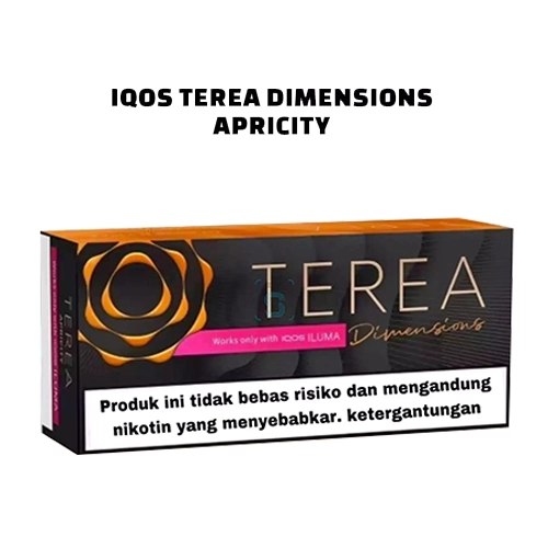 IQOS TEREA Dimensions Apricity for IQOS ILUMA UAE | TEREA Shop IQOS TEREA Dimensions Apricity sticks for IQOS ILUMA with warm and smooth tobacco flavor available in UAE at TEREA Shop