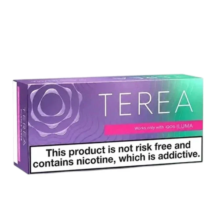 IQOS TEREA Purple Wave Swiss Edition UAE IQOS TEREA Purple Wave Swiss Edition tobacco sticks pack for IQOS ILUMA