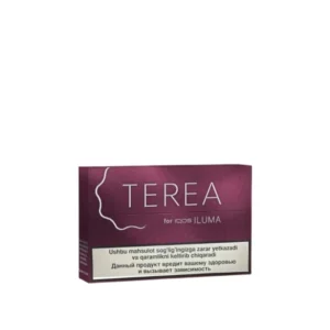 IQOS TEREA Russet Uzbekistan heat-not-burn tobacco sticks pack and carton display