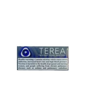 IQOS TEREA Twilight Pearl Menthol Italy heat-not-burn tobacco sticks pack and carton display