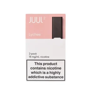 JUUL 2 Lychee Ice prefilled nicotine salt pods pack