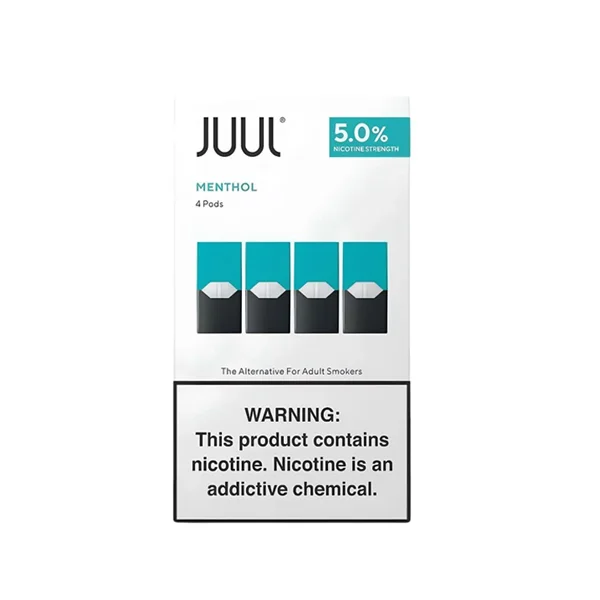JUUL Menthol Pods 3 Percent UAE JUUL 1 Menthol 3% nicotine strength prefilled vape pods pack