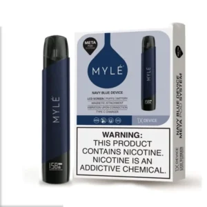 MYLE V5 Device Navy Blue rechargeable pod system vape kit UAE