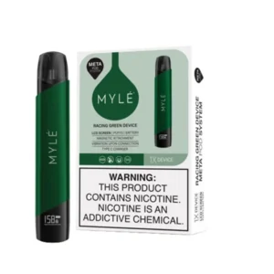 Home 39 MYLE V5 Device Racing Green rechargeable pod system vape kit UAE