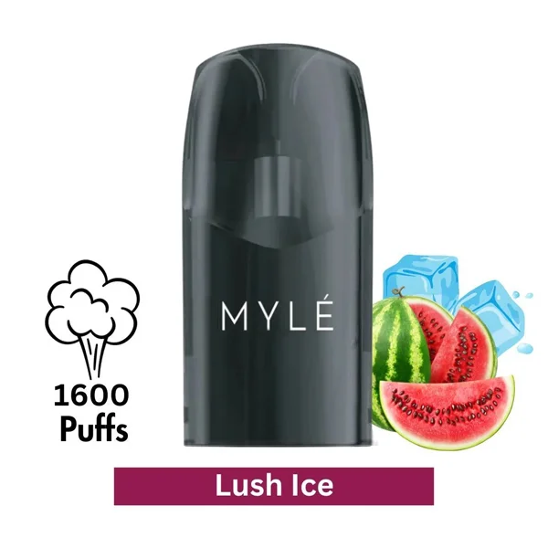 MYLE V5 Lush Ice Pods UAE MYLE V5 Lush Ice sweet watermelon menthol flavor pods UAE