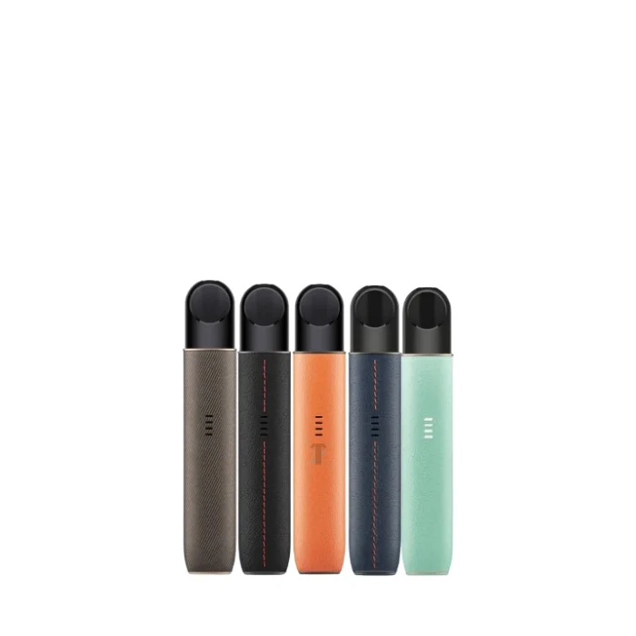RELX Artisan Device premium leather wrapped metallic vape device kit